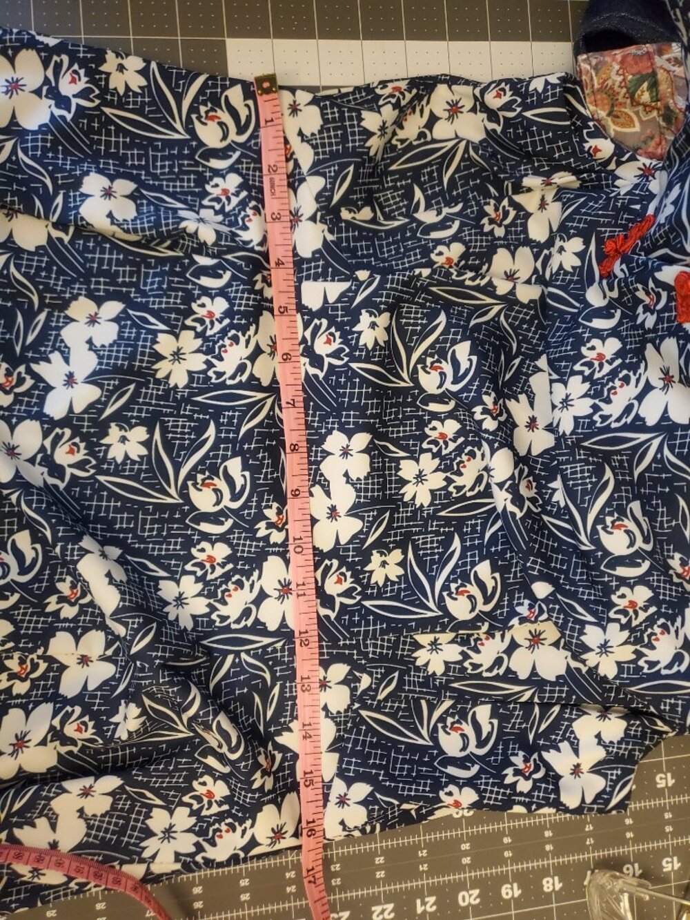 Emmy Design of Sweden Mandarin Collar Dress in Navy size 10 - Picture 3 of 4